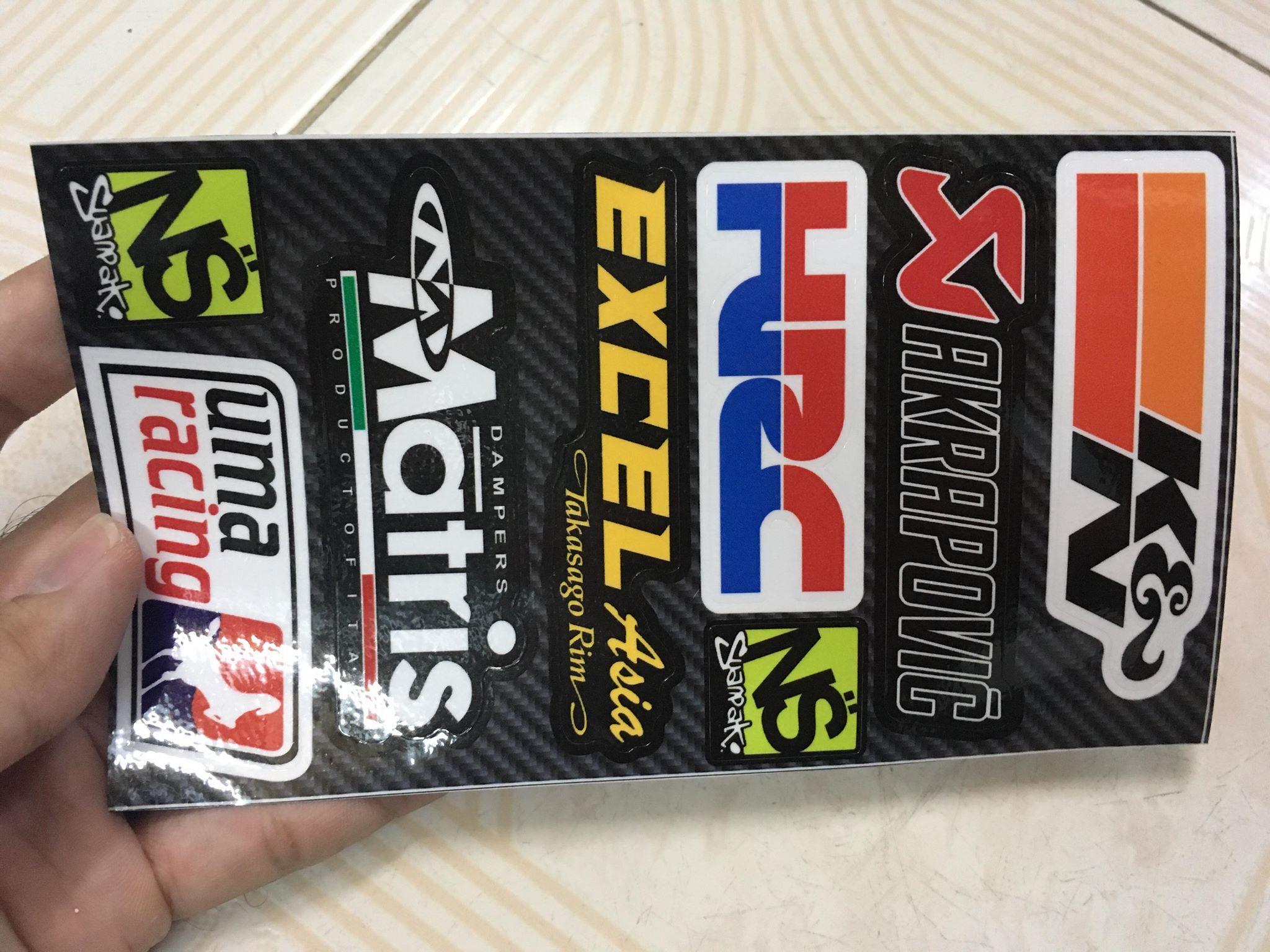 [HCM]Tem logo tấm chữ nhật 10x18cm