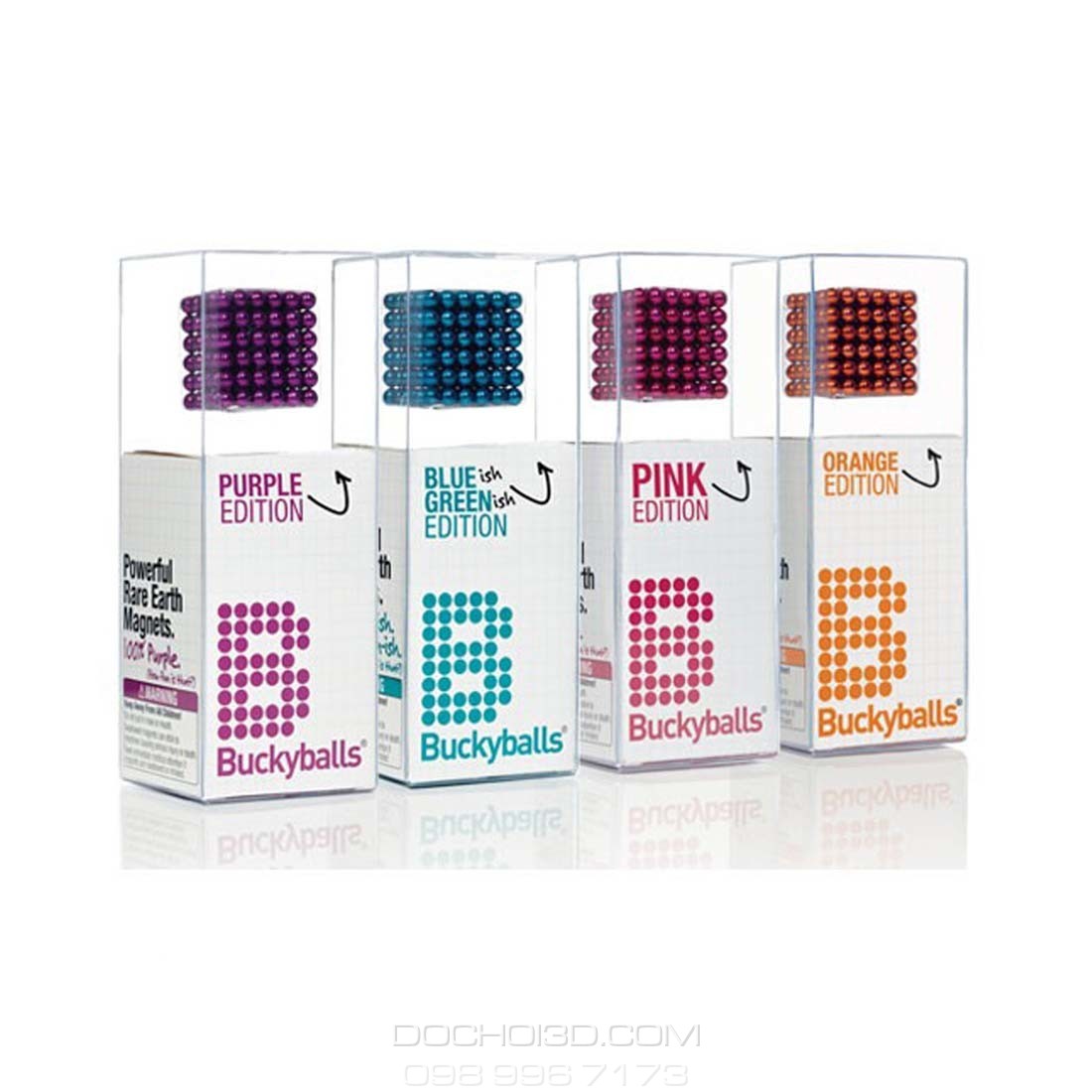Nam Châm BuckyBalls Tròn Kèm Hộp (cỡ 5mm, 216 viên)