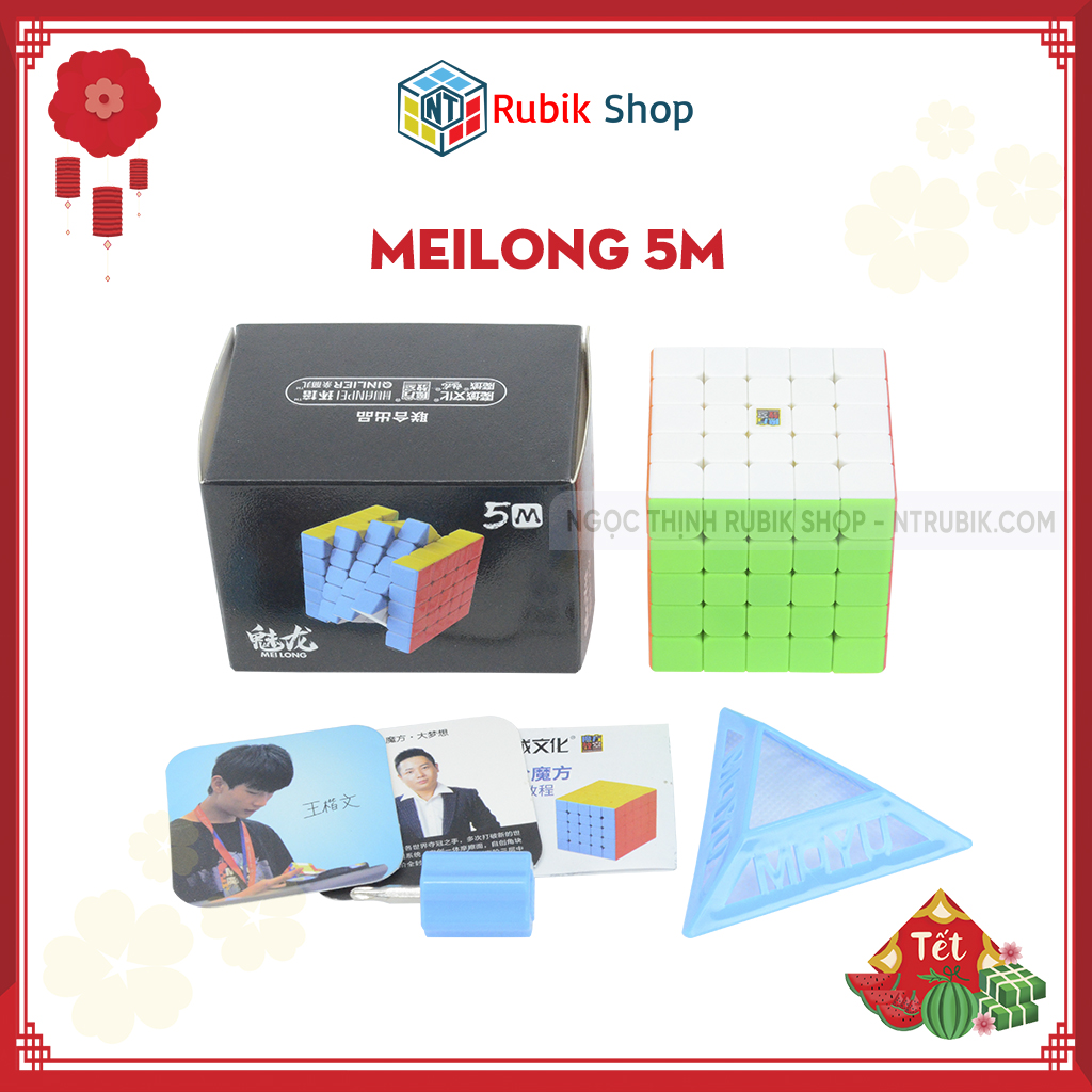 Rubik 5x5x5 Moyu Meilong 5M Stickerless (Hãng mod nam châm)