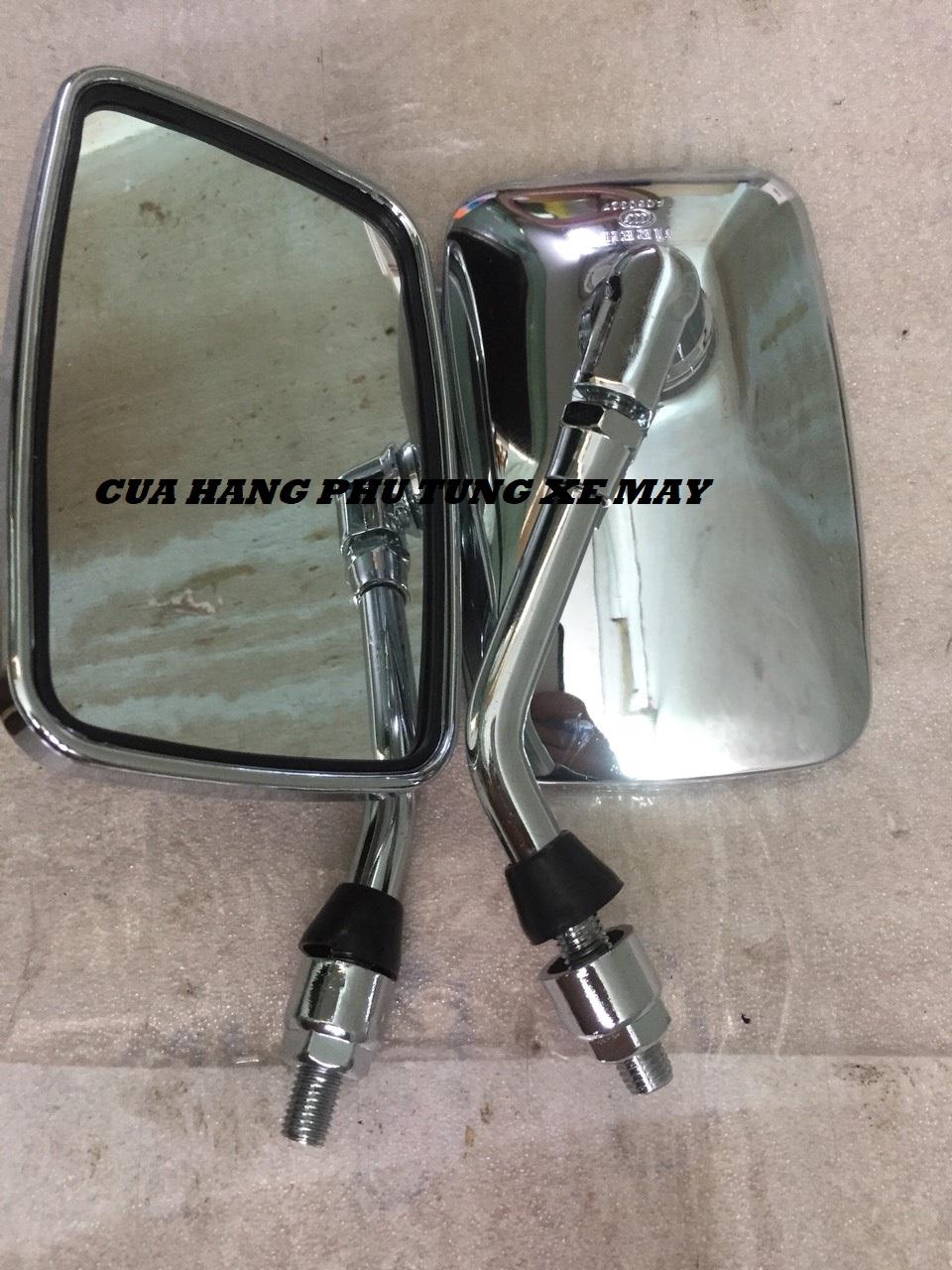 Kính chiếu hậu kiểu Moto gắn các loại xe - 1 cặp