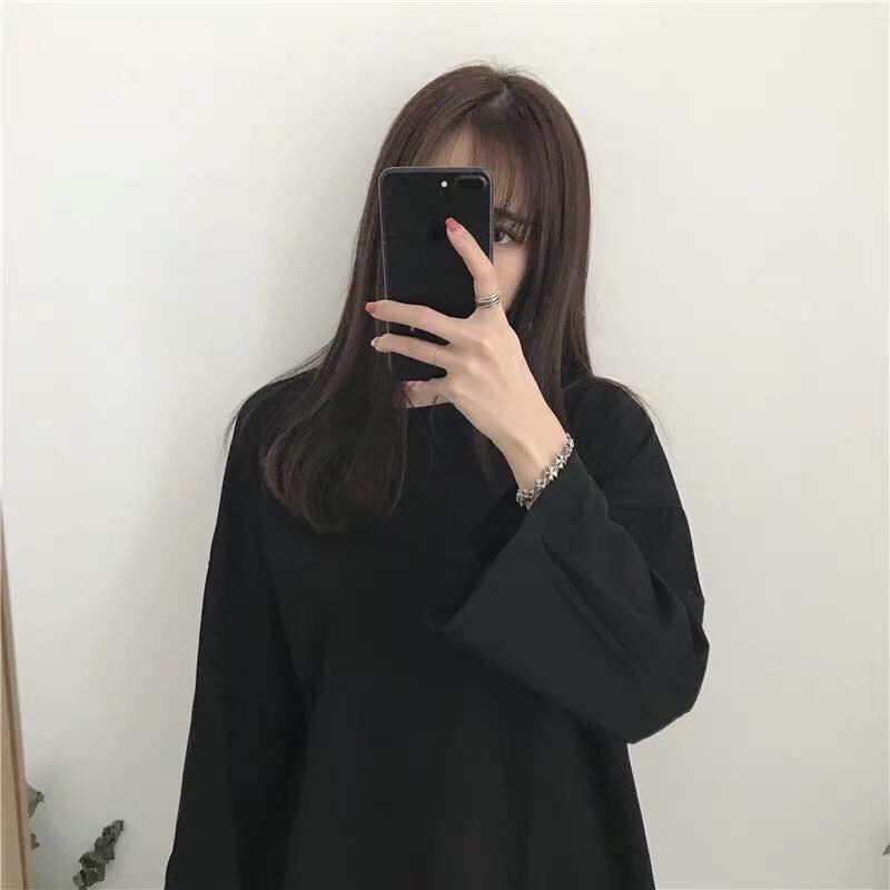 [HCM]Áo thun nữ Dài Tay TRƠN 4 Màu UNISEX