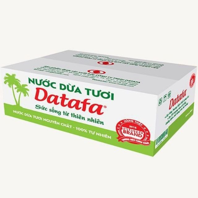 Nước dừa tươi datafa 24 lon x 240ml