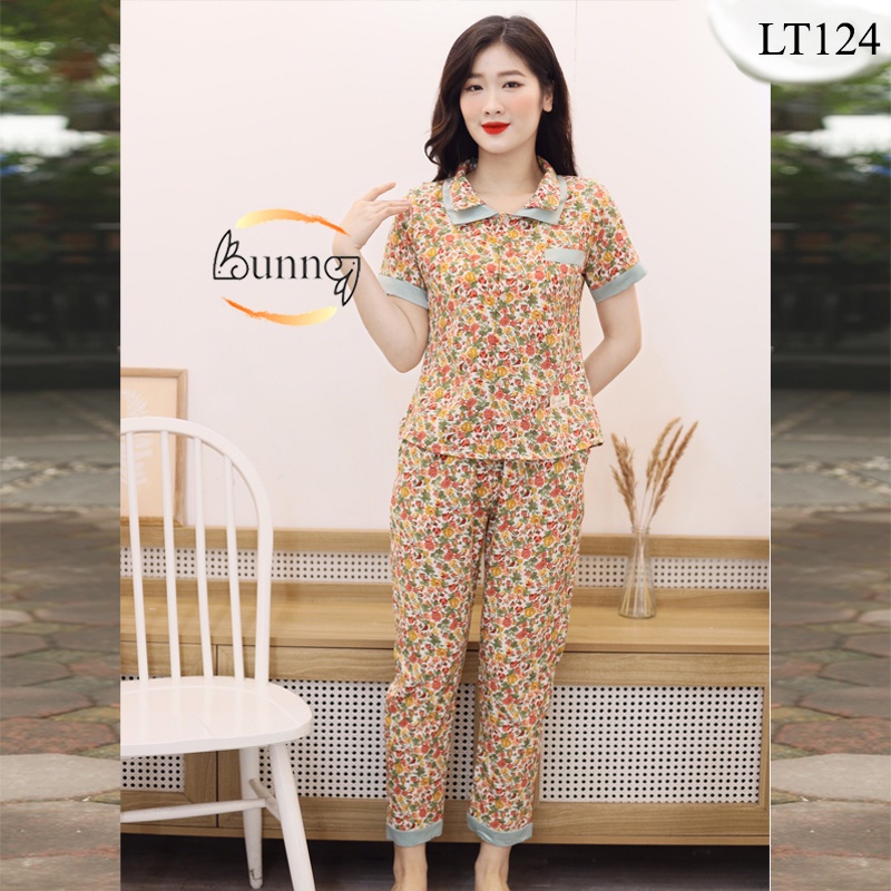 [Bunny]ĐỒ BỘ MẶC NHÀ LỤA HÀN MỀM MỊN, QUẦN ÁO NỮ MÙA HÈ MÁT