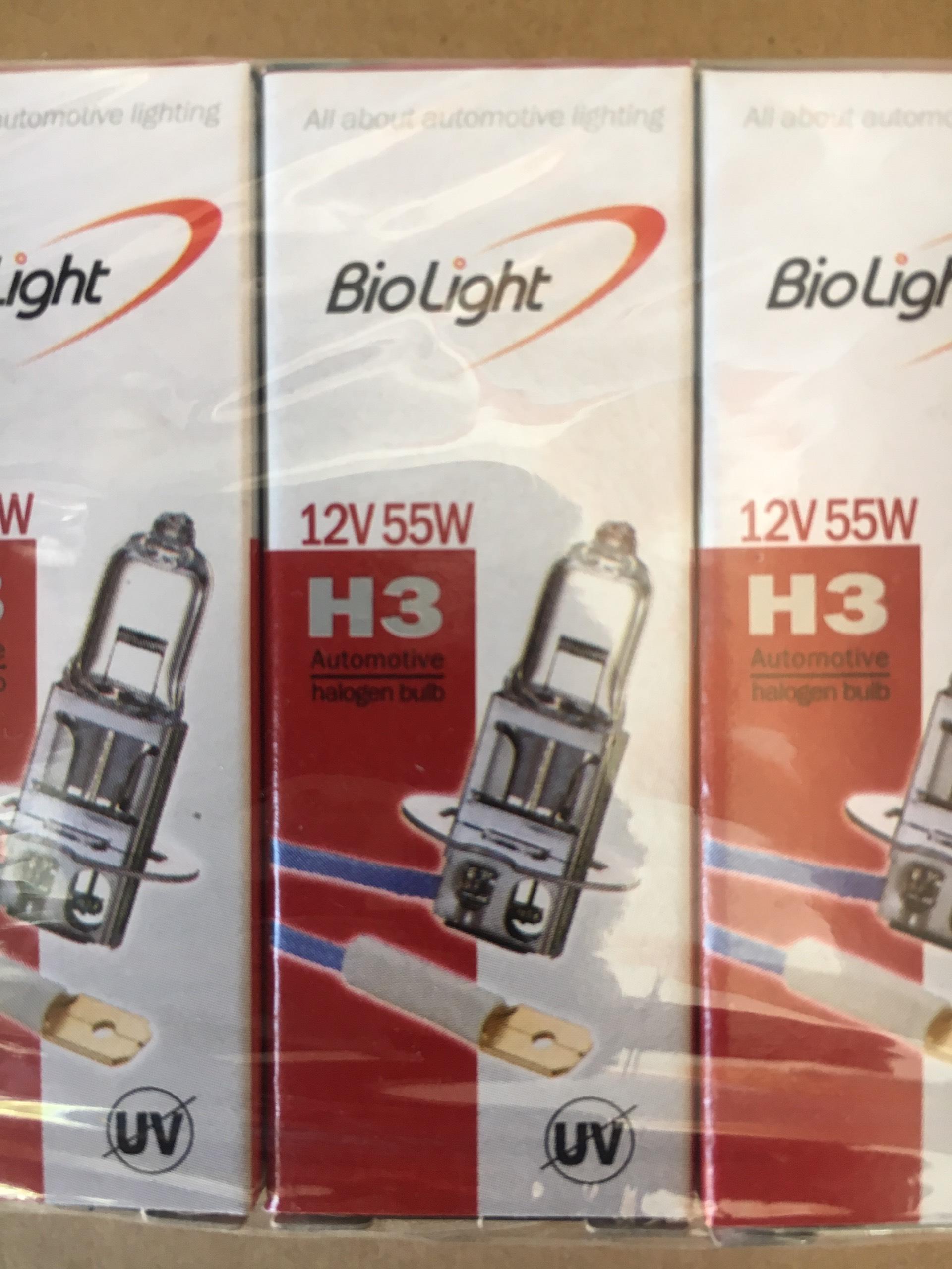 12V 55W H3 Bóng đèn xe hơi Biolight Hàn Quốc