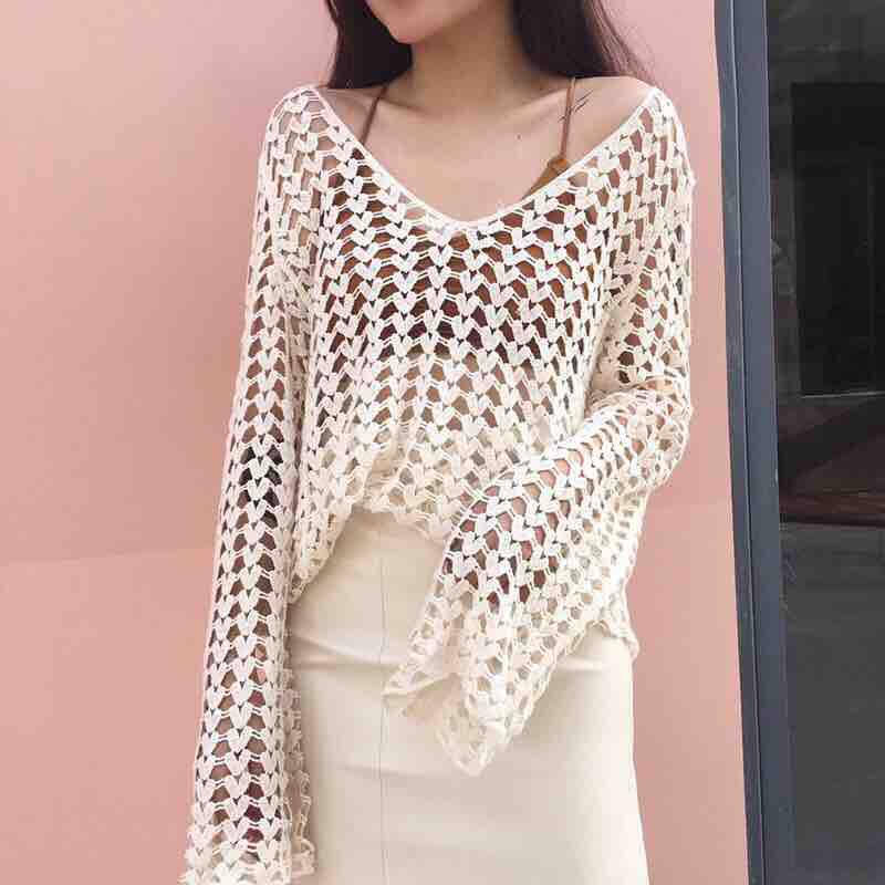 Áo lưới đi biển siêu sang chảnh