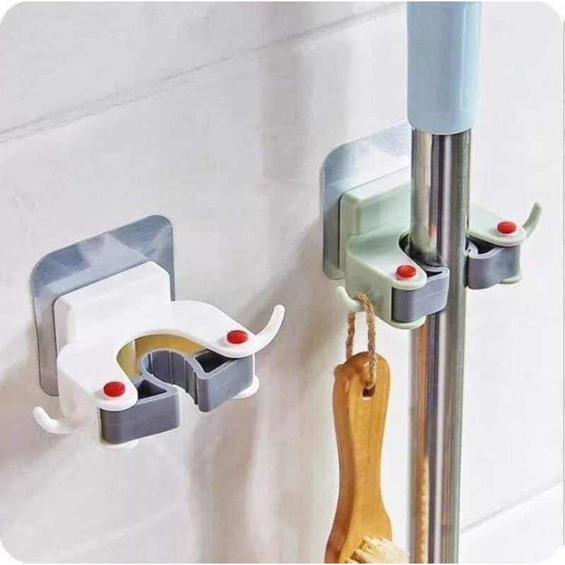 MÓC KẸP CHỔI DÁN TƯỜNG