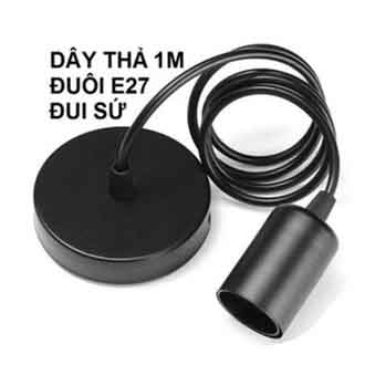 [HCM]Dây đui đèn thả trần dài 1m đui E27