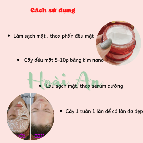 Bộ Cấy trắng lụa Hoàng Gia | Cấy trắng da mặt