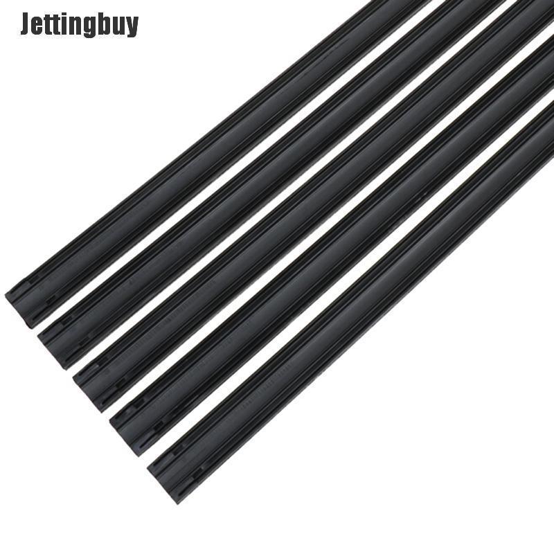 Jettingbuy 2Pcs Car soft rubber bone windshield wiper blade refill strips 6mm 14-22'' A4