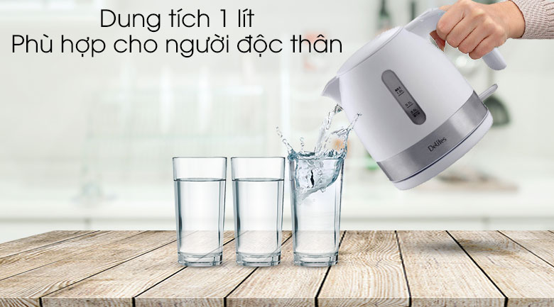 Bình siêu tốc Delites 1 lít ST10P01