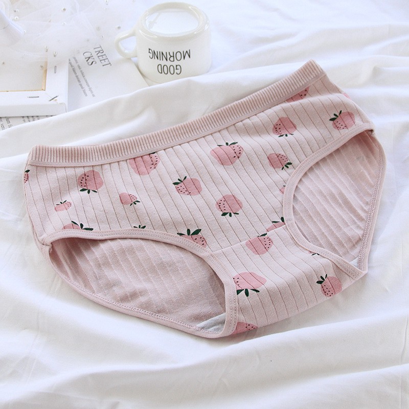Quần Lót Cotton Co Dãn 4 Chiều Dâu Cute 671
