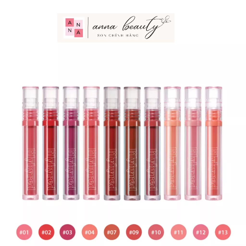 SON TINT BÓNG LILYBYRED GLASSY LAYER FIXING TINT 08 10 16