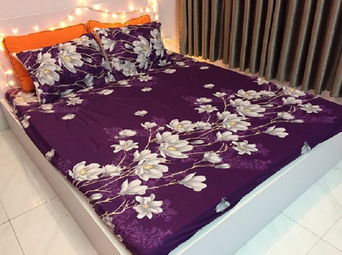 (FreeShip MAX) Set 3 Món Ga Gối Poly Cotton Mẫu Dâu Tây Hồng