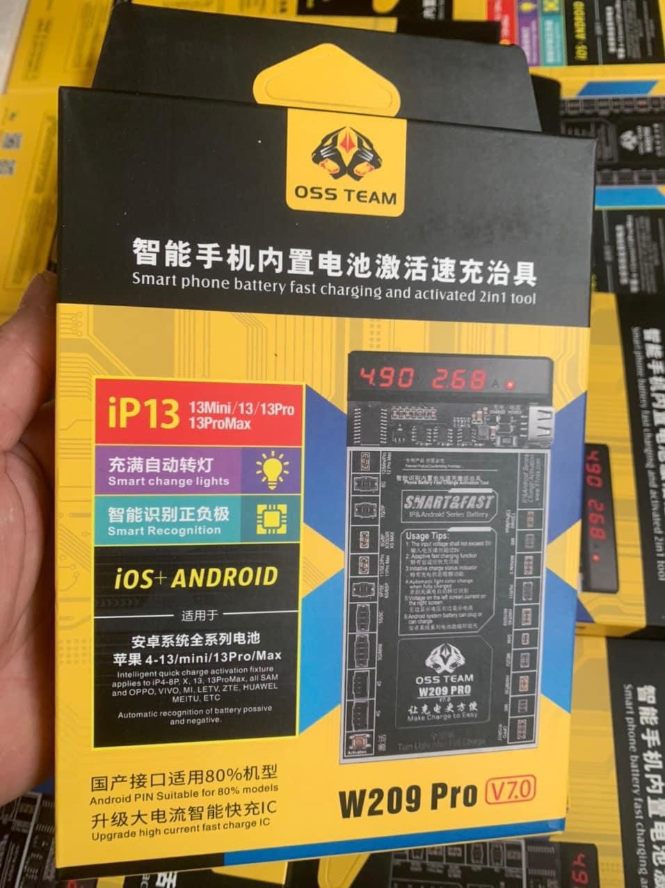 Kích pin W209+ PRO V7 (NEW) 5-14PM + Androi