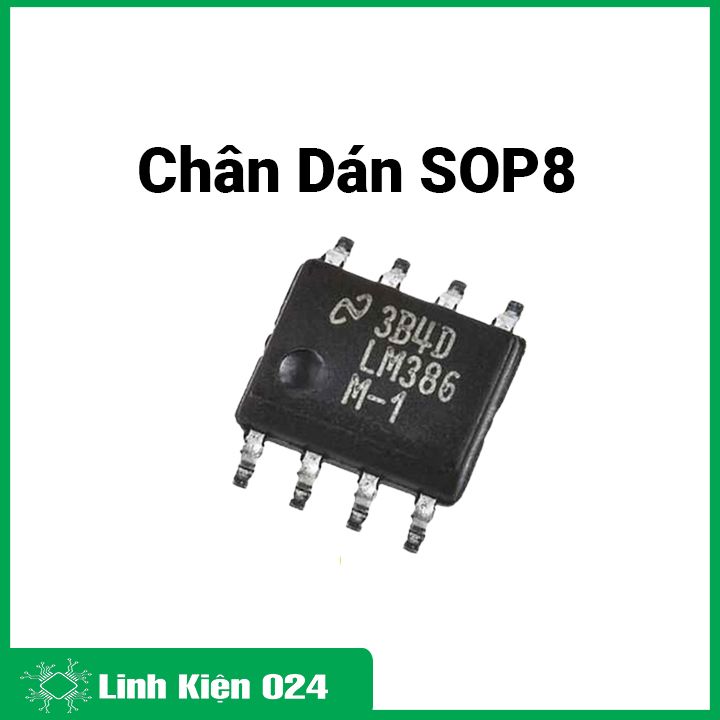 IC LM386 DIP8 / SOP8 khuếch đại công suất