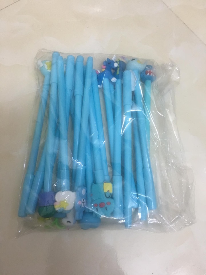 ( Mực Tím ) 10 Bút Mực Nước Màu Tím Kiểu Dáng Cute