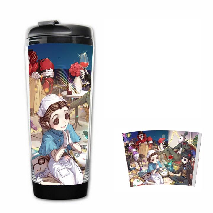 Bình nước DORAEMON anime chibi in hình cốc đựng