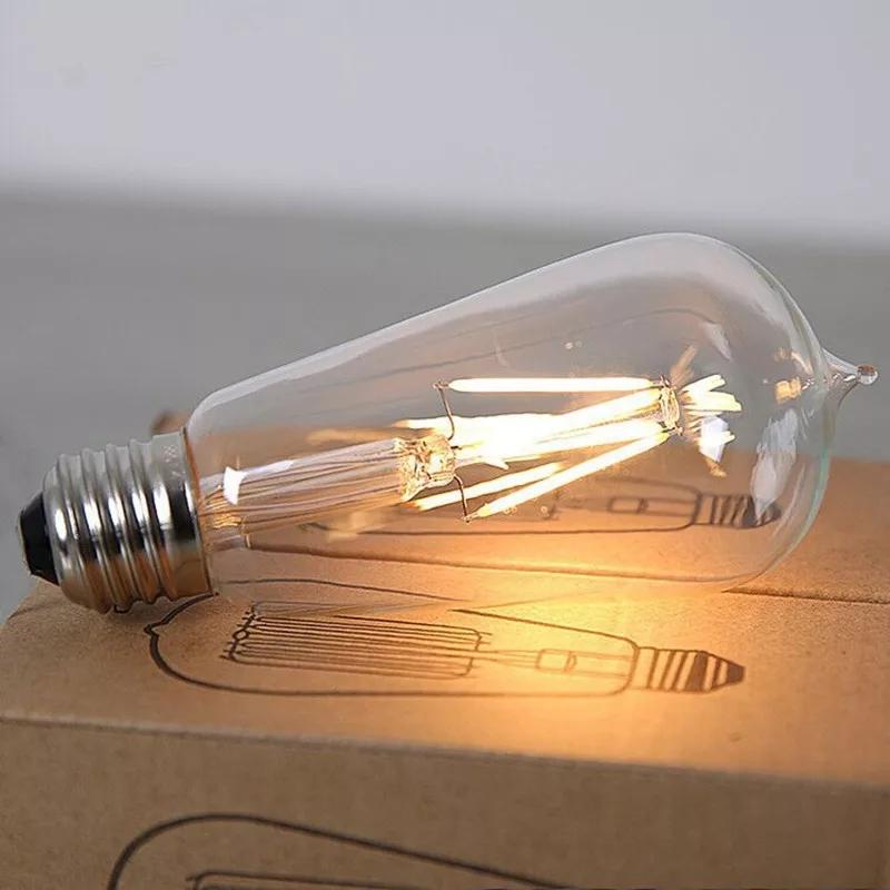 Combo 6 bóng led trang trí giả sợi đốt ST64 4W