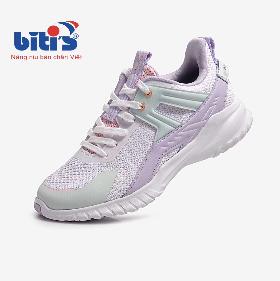 [ Bitis Mẫu mới ] Giày Thể Thao Nữ Biti's Hunter X HSW004400TIM (Tím)