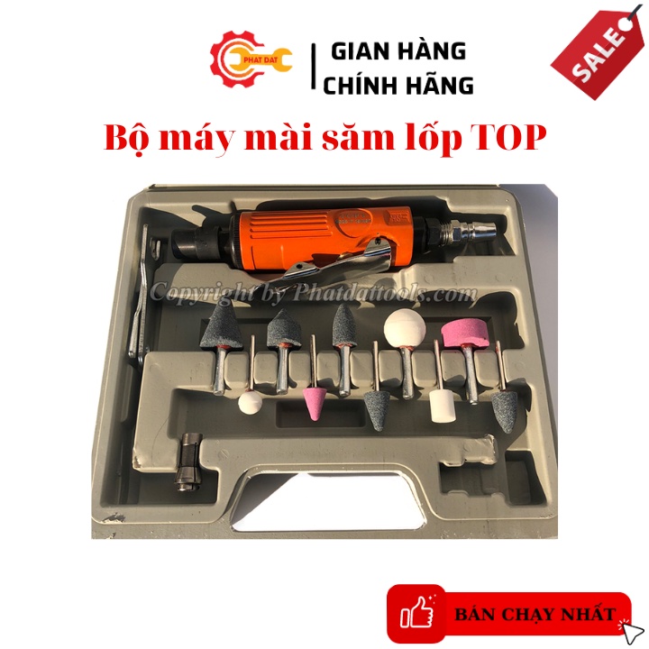 Bộ máy mài săm lốp dùng hơi TOP-Made in Taiwan-Máy mài săm đa năng Đài Loan