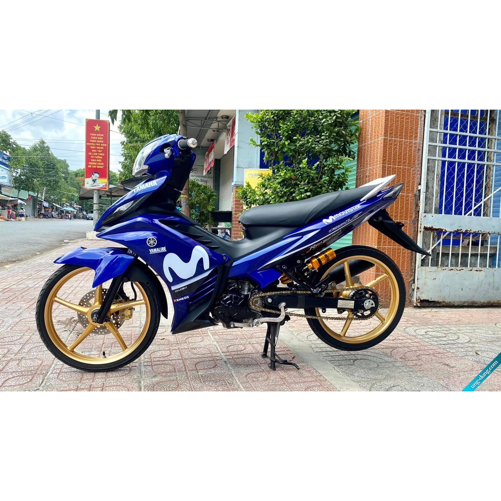 Tem rời Exciter 135 Movistar xanh trắng (X)