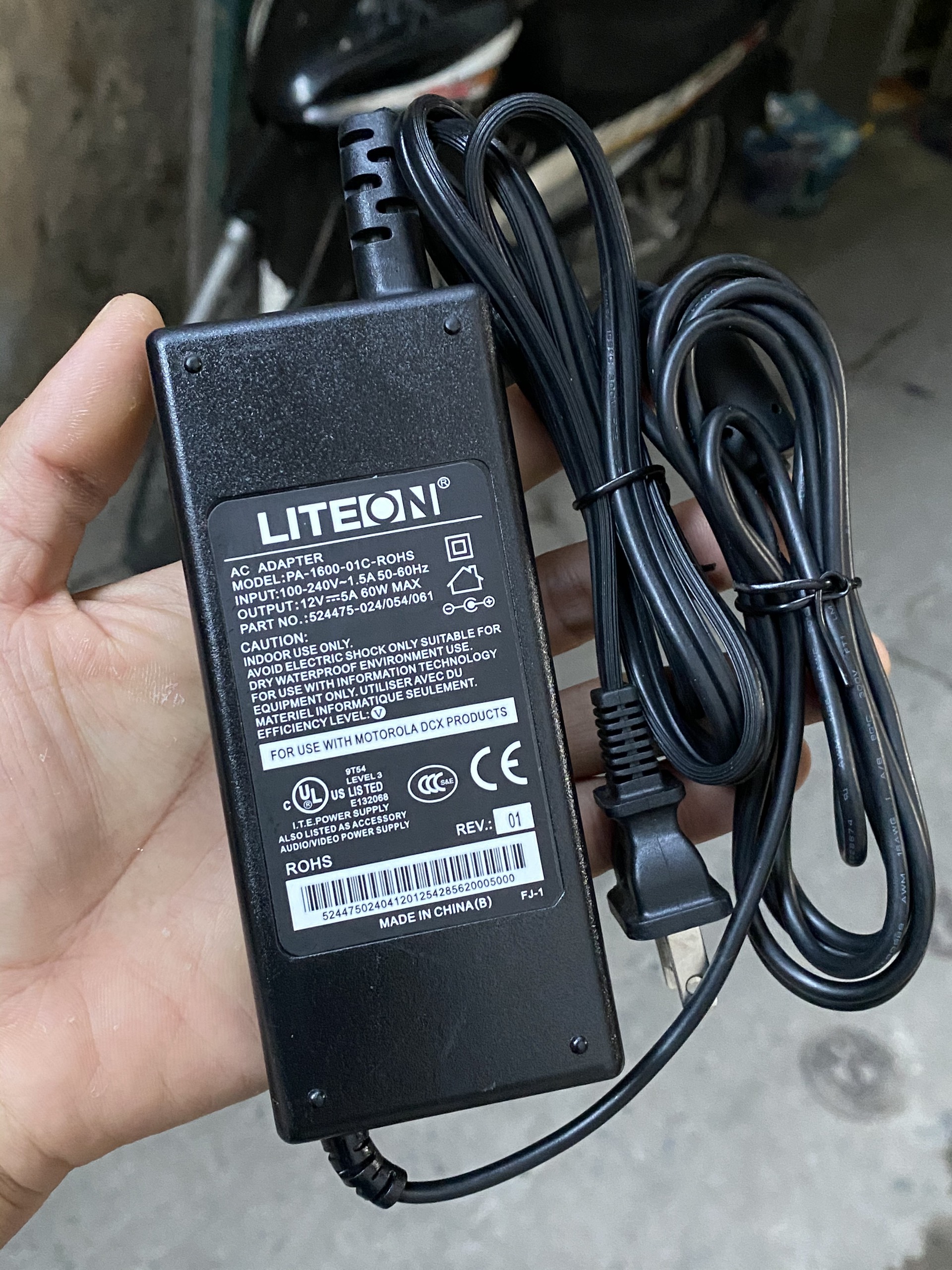 Bộ nguồn Liteon 12v 5a hàng cao cấp