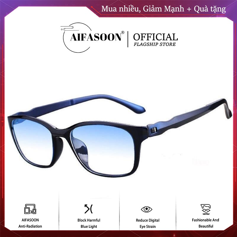 AIFASOON Kính Mắt đọc Sách Dành Cho Nam Giới TR90 Kính Chống Xanh Kính đọc