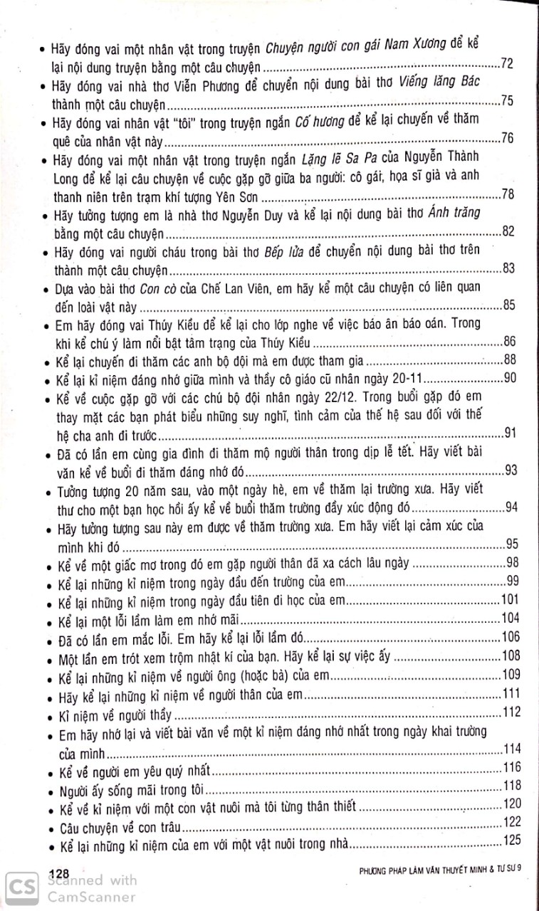 [HCM]Phương pháp làm văn thuyết minh & tự sự 9
