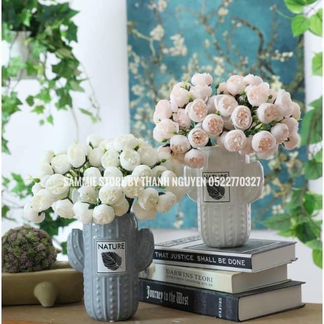 Bó 27 bông hoa hồng lụa siêu đẹp