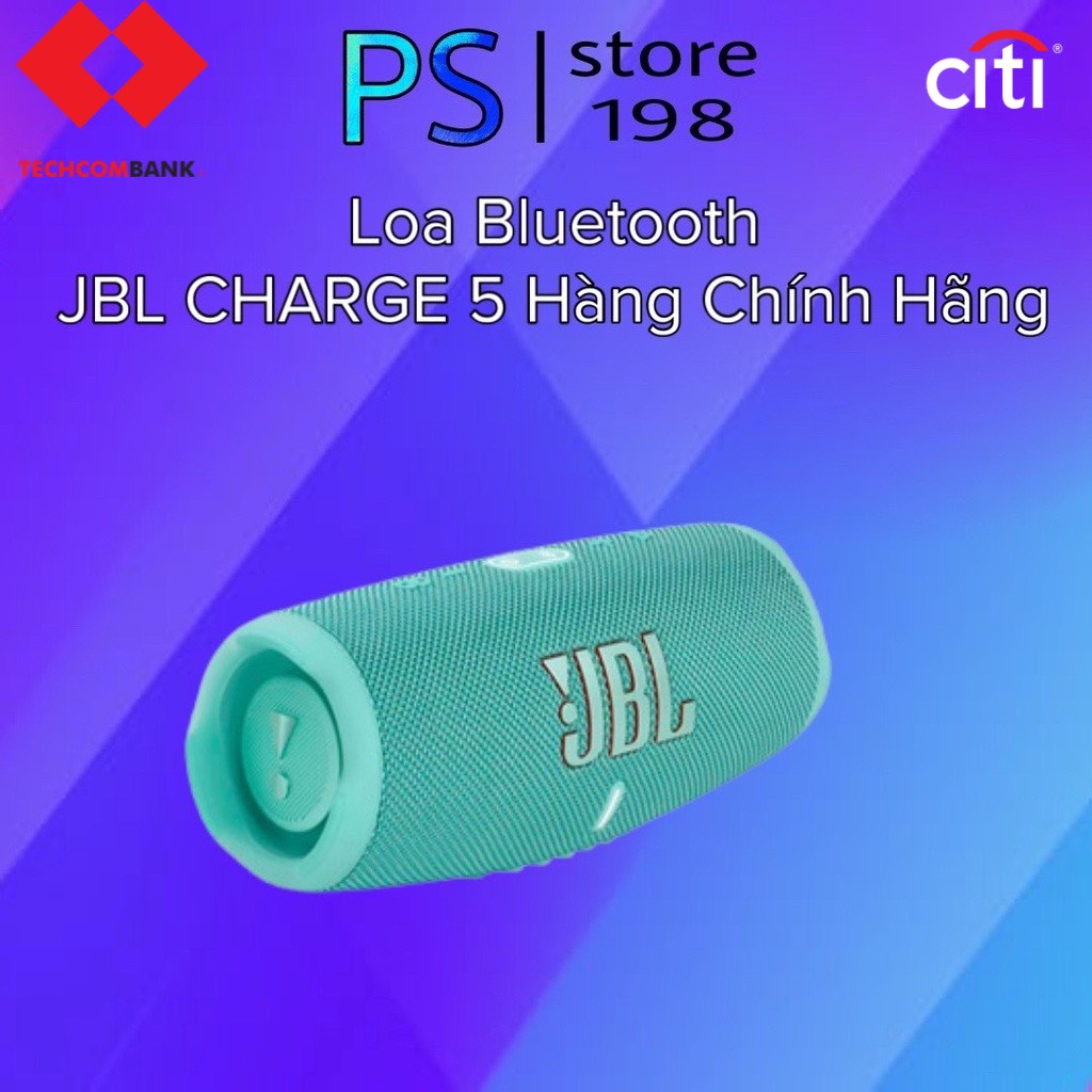 Loa Bluetooth JBL Charge 5 | 20 giờ chơi nhạc | Kháng bụi và kháng nước IP67 |