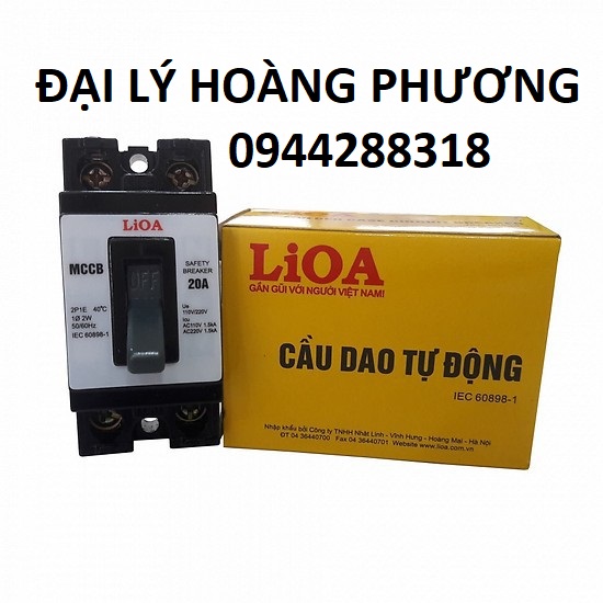 Át khối Lioa 15A,,20A,,30A, cầu dao tự động Lioa