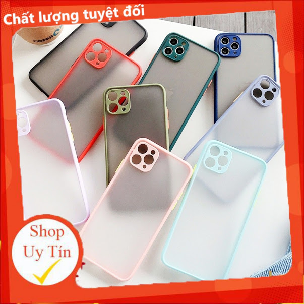 [Siêu Sale] [Có sẵn] Ốp iphone viền mờ nhám 6plus/6splus/7plus/8plus/X/Xs/Xsmax/11/11promax