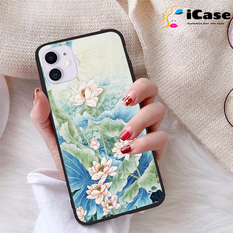 Ốp lưng iPhone 11 viền dẻo TPU BST Sen