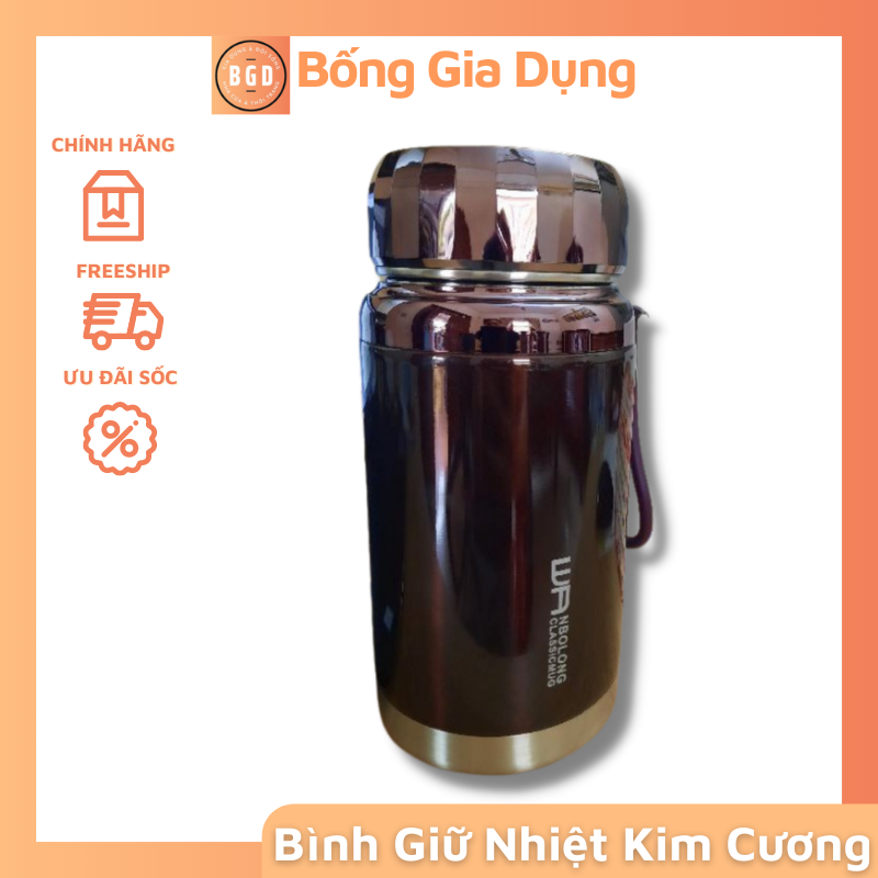 Bình nước giữ nhiệt - bình đựng nước giữ nhiệt cao cấp - bình giữ nhiệt - giữ nhiệt từ 8-15h - inox 304 chống gỉ dung tích 1000/1200ml