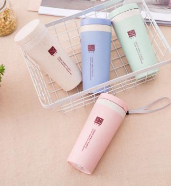Ly / Bình giữ nhiệt Lúa mạch Dr Srow Straw Wheat Plastic 300ml