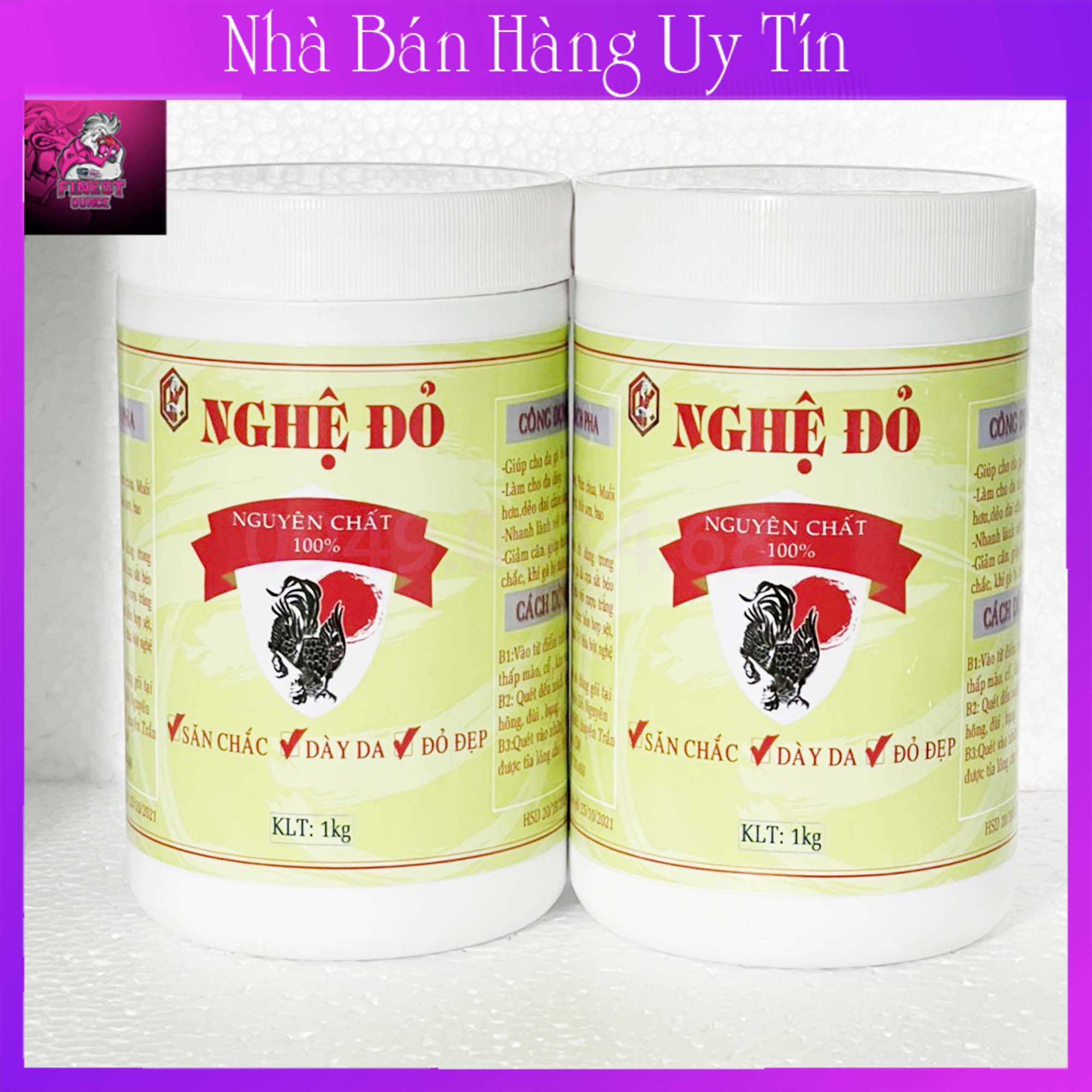 Nghệ đỏ nguyên chất 1kg cho gà đá