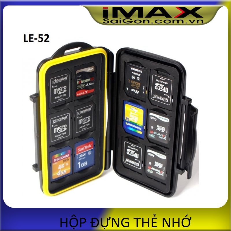 Hộp đựng thẻ nhớ backpacker le-52 đựng 12sd