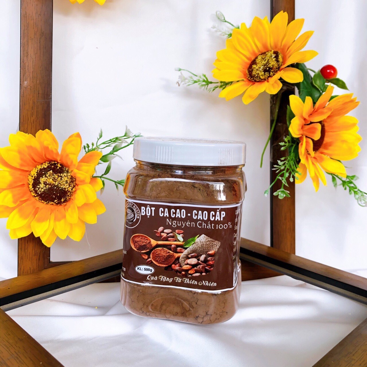 Bột cacao nguyên chất hộp 500gram