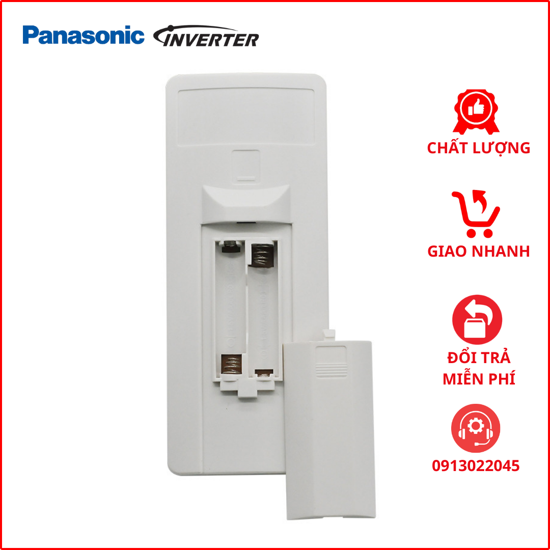 Điều khiển cho điều hòa Panasonic Inverter 1 và 2 chiều (Mới bản to)