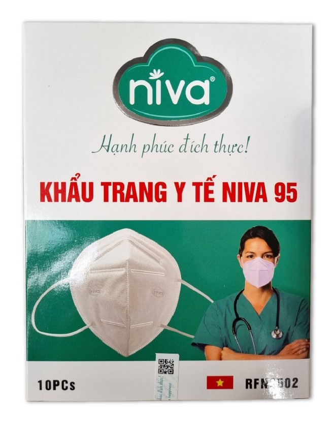 Khẩu trang cao cấp Niva N95 (hộp 10 chiếc)