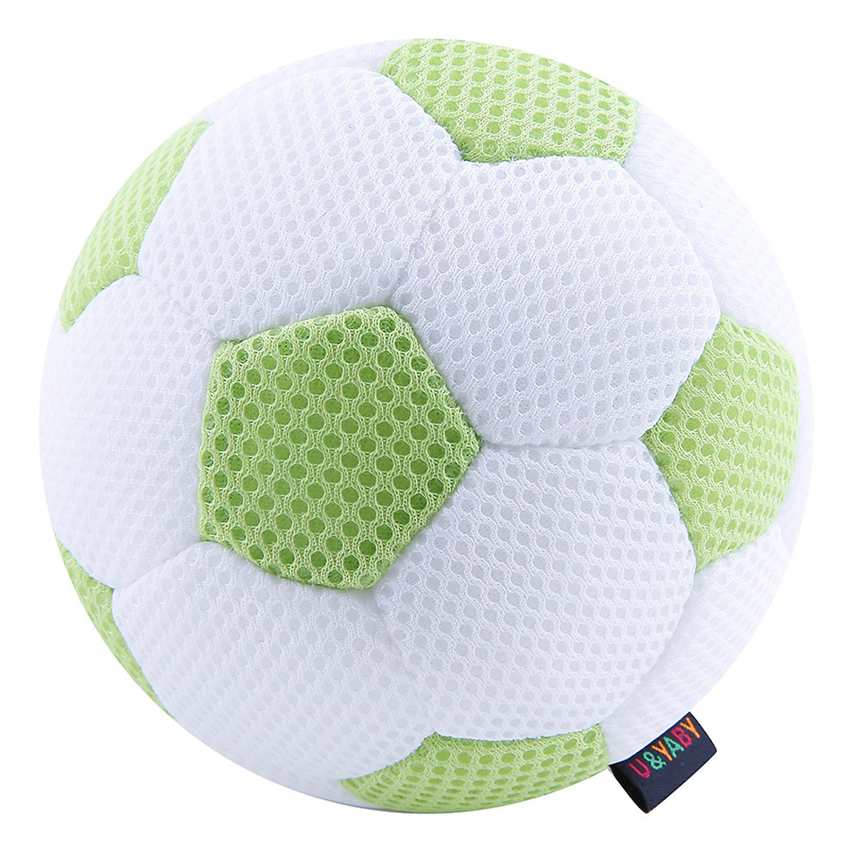 Trái Banh Nhồi Bông U&Yaby 112 (13cm) - Trắng Xanh Lá- Xanh Dương- Hồng