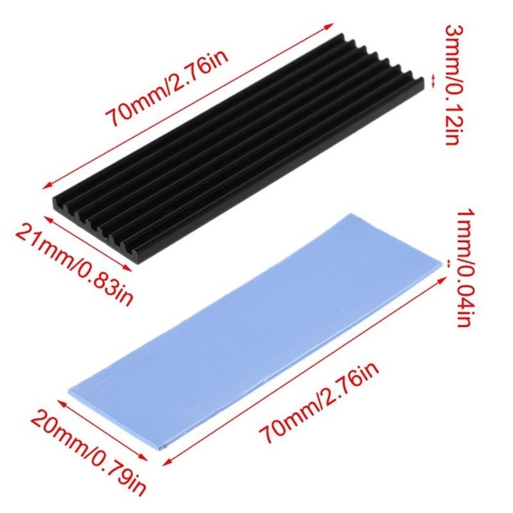 *LAGIHITECH* (NEW) Thermal Pad – Tản nhiệt cao cấp SSD M2 NVMe