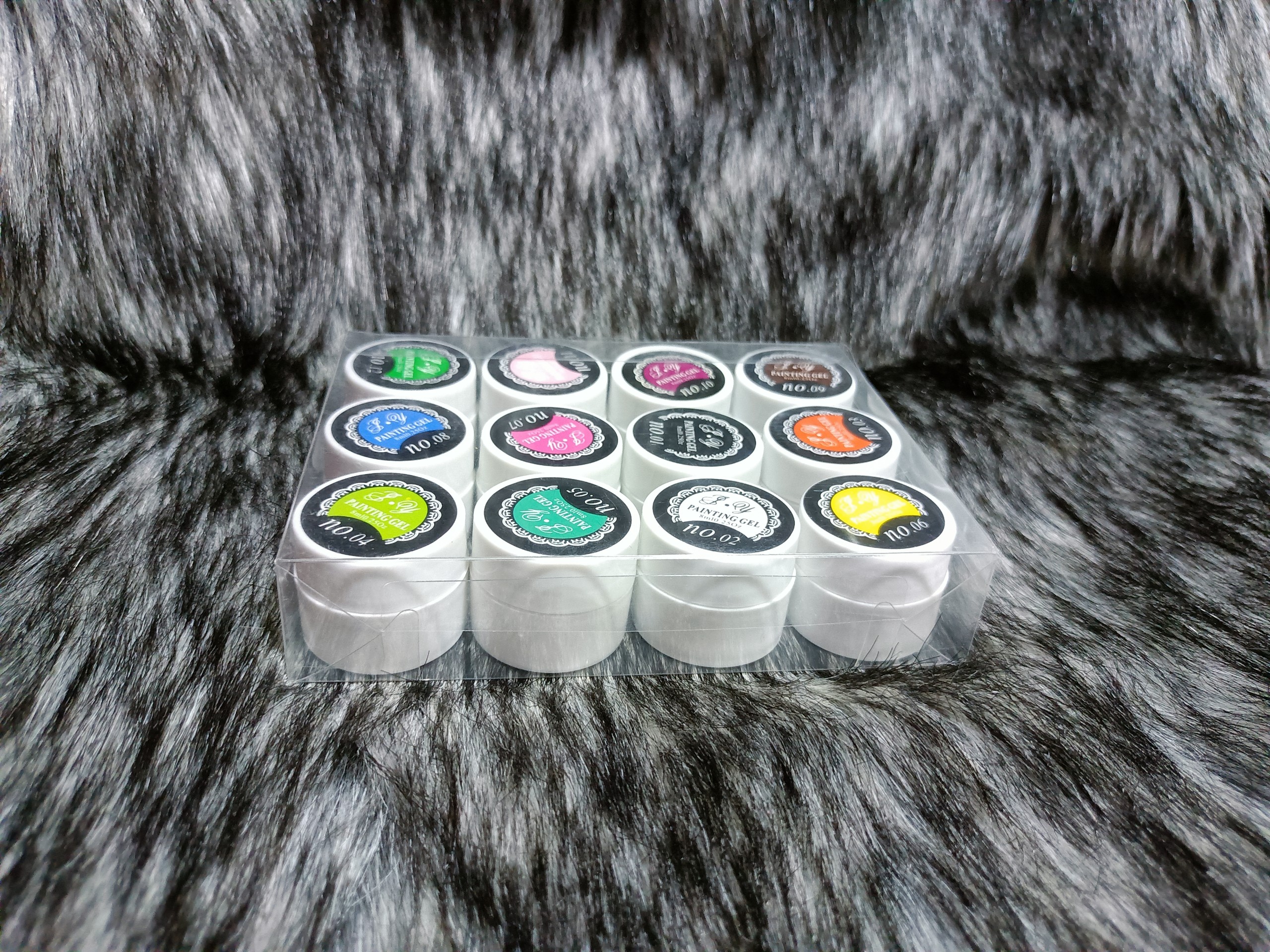 Set gel vẽ móng 12 màu PY