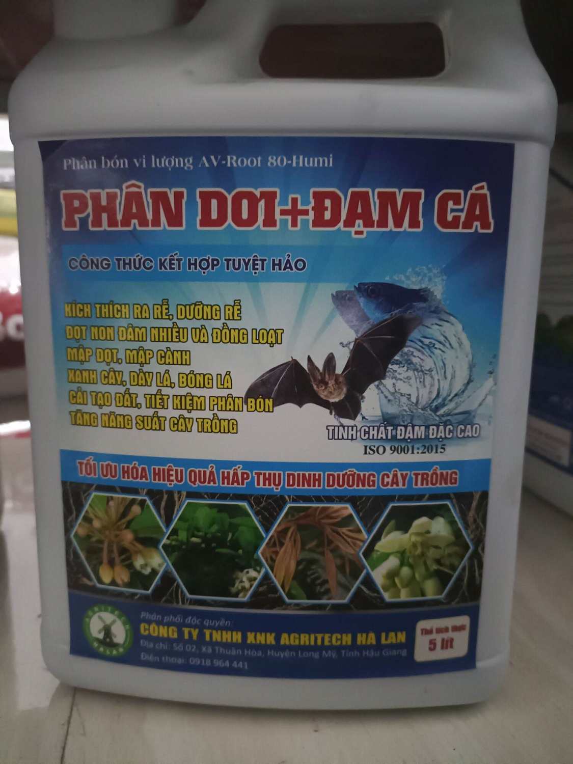 Phân dơi đạm cá cant 5lit