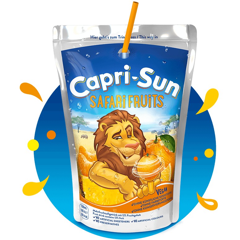(5 vị) Nước Trái Cây Capri-Sun gói 200ml