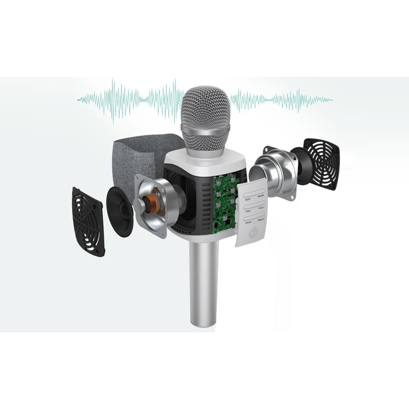 Mic Karaoke kèm Loa Bluetooth Tosing XR 027 - Micro không dây