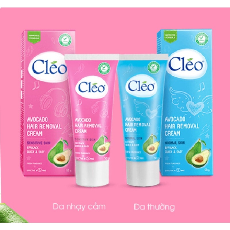 Kem .t.ẩ.y. lông cleo 50g