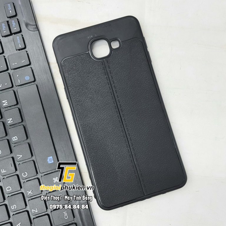 Ốp lưng Samsung Galaxy A9 Pro 2016 silicon giả da Auto Focus