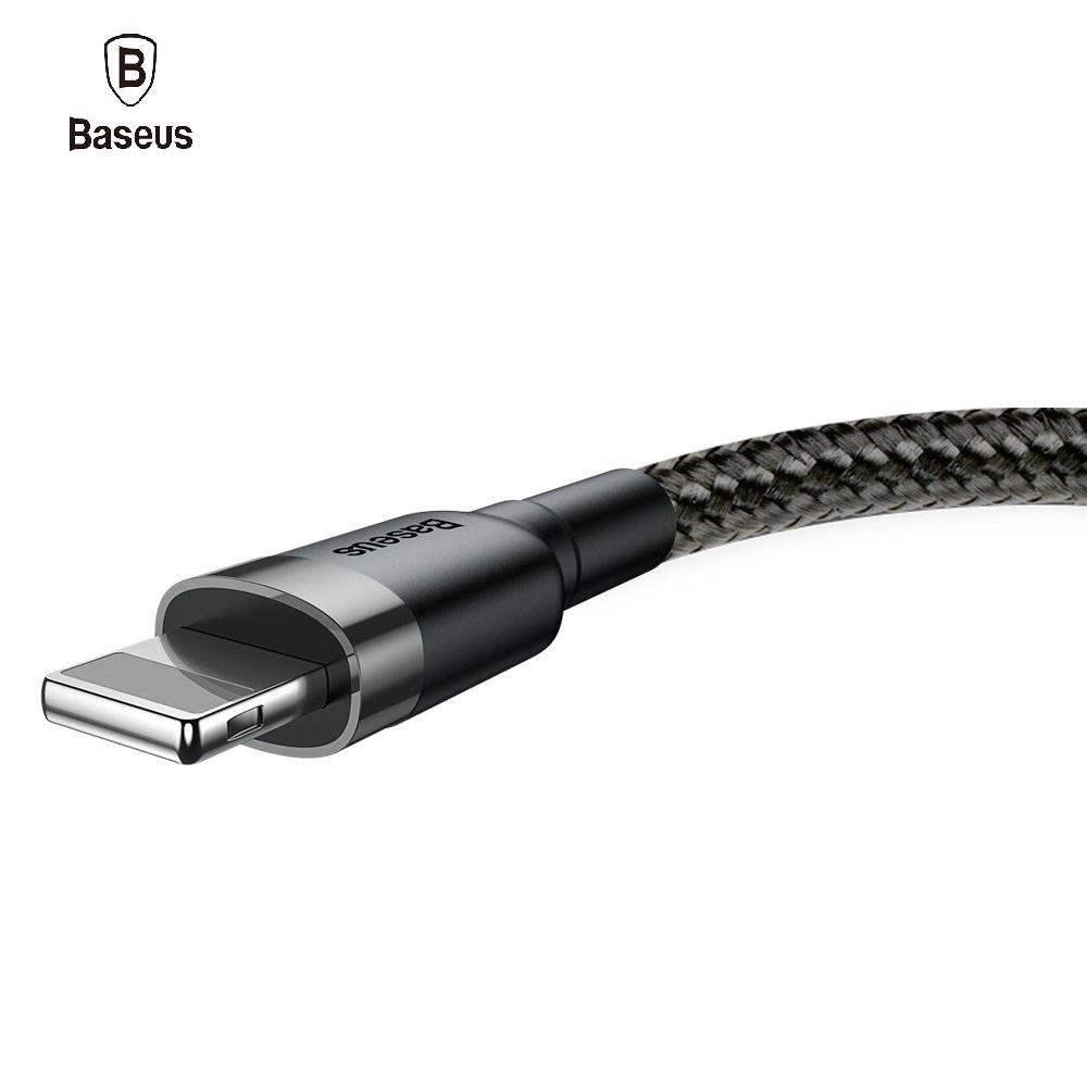 [HCM]Cáp sạc nhanh siêu bền Baseus Cafule Lightning cho iphone ( 2.4A)