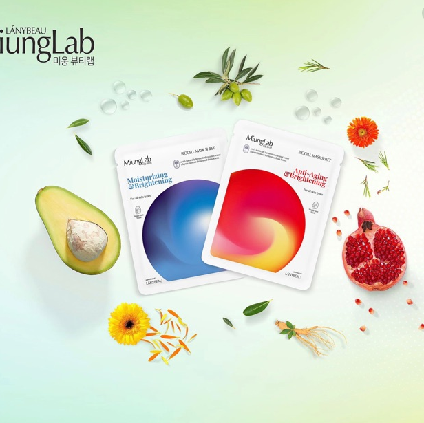 Mặt Nạ MIUNG LAB Tinh Chất Bơ&Lựu Phiên Bản Mới (Combo 2 miếng)